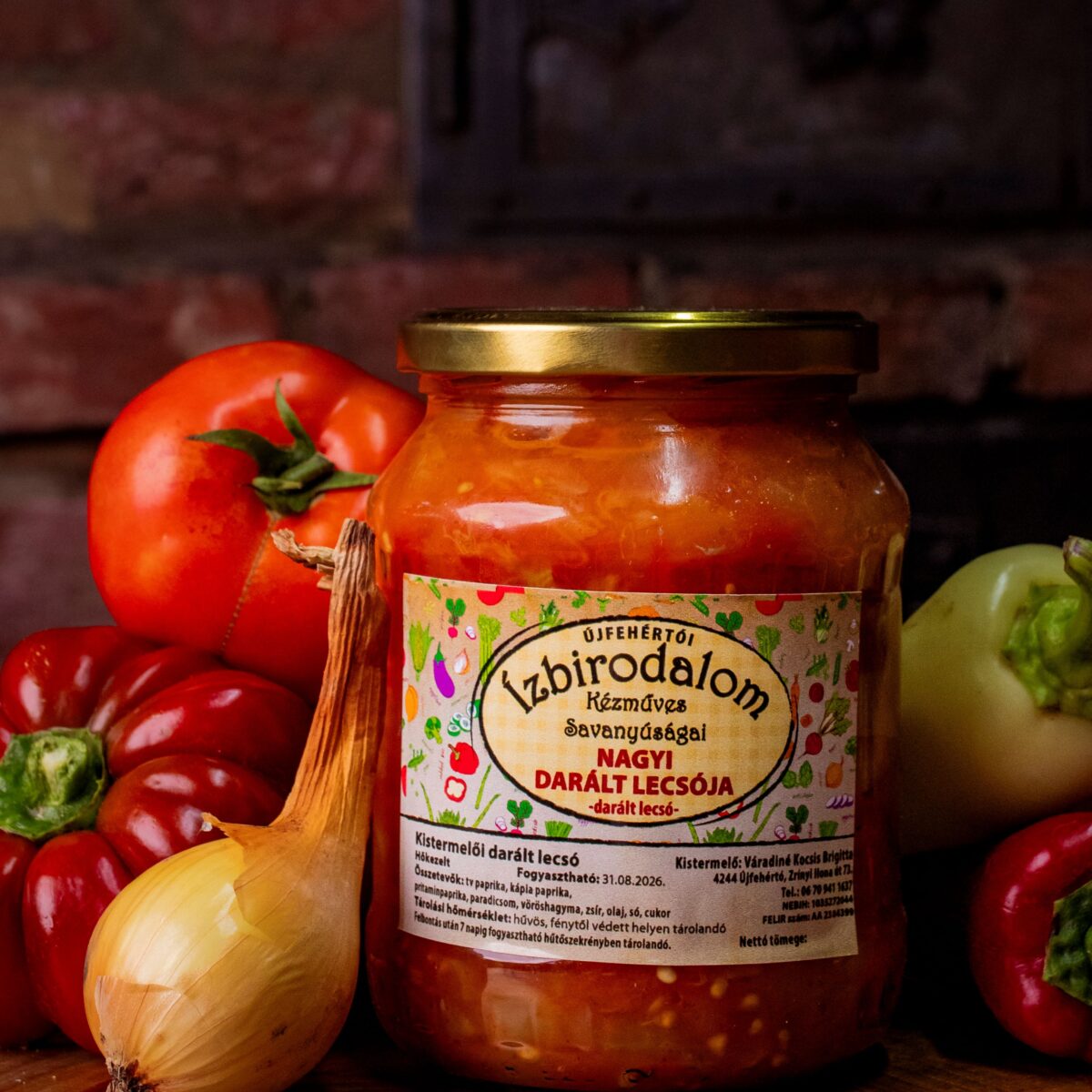 Nagyi darált lecsója